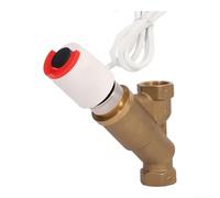 YobiLife Brass Two-Way Solenoid Valve with Electronic Flow Control, Internal G Thread, for Efficient Hydronic Heating, DN20 / DN25, Hot and Cold Water Compatible(DN25)