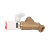 YobiLife Brass Two-Way Solenoid Valve with Electronic Flow Control, Internal G Thread, for Efficient Hydronic Heating, DN20 / DN25, Hot and Cold Water Compatible(DN20)