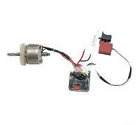 YobiLife Brushless Hammer Drill Rotor 7 Teeth 36V DC Replacement for Delixi Lithium Power Tool With Control Board And Switch