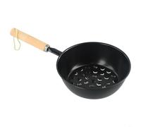 YobiLife Chimney Charcoal Starter Pot with Wooden Handle BBQ Grill Chimney for Outdoor Cooking, Camping, Picnics, and Backyard Barbeque