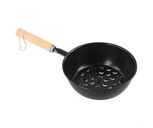 YobiLife Chimney Charcoal Starter Pot with Wooden Handle BBQ Grill Chimney for Outdoor Cooking, Camping, Picnics, and Backyard Barbeque