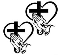 YobiLife Christian Metal Wall Cross Featuring Inspirational Design For Spiritual Home Environments(2)