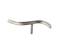 YobiLife Curved Lathe Tool Rest 16mm for Wood Turning Special-Shaped Bowl Tool Holder Stainless Steel 30cm Smooth Hardened Top 1 Piece