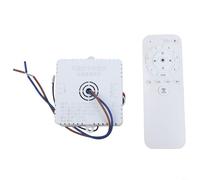 YobiLife DC Inverter Ceiling Fan Light Remote Control Kit with 2.4G Receiver, Variable Frequency Drive, LED Output 36-70W x2, Motor DC24V, for 220-265V Supply(B)