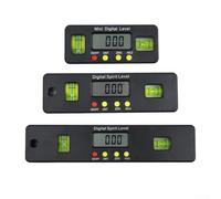 YobiLife Digital Level Angle Meter Protractor with Magnetic Base, Vertical Screen, 4 Measurement Units, Absolute and Relative Modes, 100mm 150mm 200mm Length Options(150mm)