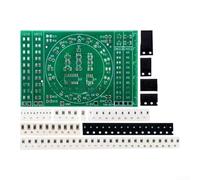 YobiLife DIY Soldering Practice Kit CD4017 LED Chaser Circuit Board 1206 0805 0603 SMD-Components for Beginners Electronics Hobby 85x54mm