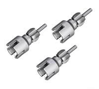YobiLife Electric Pipe Threader Integrated Tool for Inside Outside Threading Electric Powered For 4 Point Pipe Set 4 Pcs 6 Point Pipe 3 Pcs For DIY Plumbing Maintenance Steel Construction(6 point)