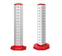 YobiLife Equal Height Marking Ruler Dual-Sided Leveling Tool With Bubble For Ceiling And Floor Tiles 2 Pack