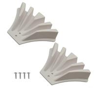 YobiLife Gutter Downspout Diverter Extension for Rainwater Flow Control Fits 3x4 and 2x3 Downspouts PP Material Easy Install Protects Lawn Foundation and Basement from Water Damage(White)