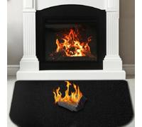 YobiLife Hearth Rugs Fireproof, Fireplace Mat, Fireplace Rugs Fire Resistant, for Outdoor BBQ Grills, Fire Pits, Smokers, Woodstoves(152 * 70CM)
