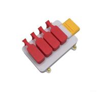 YobiLife High Current Power Distribution Board 4 Channel 15A Input Gold Plated Terminals Dust Proof Covers For RC Models Electric Cars