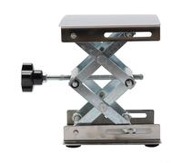 YobiLife Lab Jack Stand Table Lift Laboratory Scissor Lift Jack Adjustable Lab Jack Platform with Manual Height Control for Woodworking, Laboratory