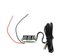 YobiLife LED Digital Thermometer with Temperature Probe for Indoor Outdoor Car Air Conditioner Room and Refrigerator Wide Range Measurement(White)