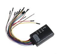 YobiLife Logic Analyzer 16 Channel USB 2.0 High Speed 100M Sampling with Multi-Protocol Support Including UART CAN JTAG 1 Cable with Real-Time Display for Accurate Acquisition