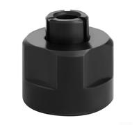 YobiLife M20 Collet Chuck Adapter with Nut Carbon Steel Heat Treated for Woodworking Engraving Machine Router Bit Conversion(12x6)