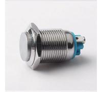 YobiLife Momentary Push Button Switch 2V 16mm Metal Waterproof Self-Locking On/Off Pushbutton Switch for Electromagnetic Starter Contactor Relay Control