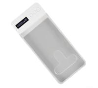 YobiLife Phone Lock Box with Timer Self-Control Timed Lock Box and Five-Tap Press for UNLOCK 1 Minute to 99 Hours 59 Minutes Timer Fits Smartphones(White)