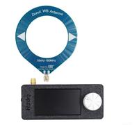 YobiLife Portable SI4732 Receiver 0.5-108 MHz Full Band Radio, 1.9-Inch Color Screen, ESP32-S3 Controller, AM FM LSB USB Support, Loop Antenna, 800 mAh Rechargeable Battery, Black