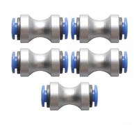 YobiLife PTFE Tube Connectors Sturdy Alloy High Temp Resistant for Bambu Lab P1P P1S X1 X1C X1E 3D Printers 5pcs Set