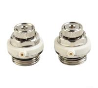 YobiLife Radiator Valve 12 For BSP Automatic Air Vent Energy Saving Leak Prevention Self Bleeding Auto Cutoff 1/2 Inch Thread Multiple Modes Home Office Easy Replacement(2pcs)