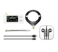 YobiLife SI4732 Pocket Shortwave Radio Receiver with 1.9 Inch Color Display HF SW VHF AM FM LSB USB Modes 800mAh Battery Charging Portable Loop for Outdoor Adventures Travel(black)