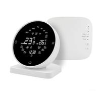 YobiLife Smart Wireless Thermostat WiFi Enabled Programmable Touchscreen Display for Alexa and for Tuya Assistant 1 Pack