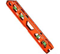 YobiLife Solid Aluminum Magnetic Level Tool With 30 45 90 Degree Vials And V Groove For Pipe Measurement Black 1 Pack(F)