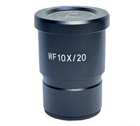 YobiLife Stereo Microscope Eyepiece WF10X 20 22 WF20X 10 12 Wide Field Optical Glass Lens FMC Coating Metal Housing 30mm Interface for Laboratory and Industrial Inspection(WF10X/20)