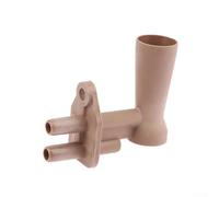 YobiLife Wall-Mounted Boiler Venturi Tube Fan Air Intake Chimney Sampling Nozzle Efficient Heat Transfer Easy Installation Plastic 4.8 x 3.6 x 3.3 cm Black Beige Compatible(Khaki)