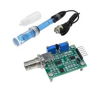 YobiLife Water PH Testing Sensor, BNC Connector Module for Arduino Projects, 0-14 Range Analog Voltage Output, 5V Operating, 42mm x 32mm x 20mm