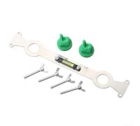 YobiLife Water Pipe Leveling Tool with Precision Bubble Level Stainless Steel Adjustable Distance for Plumbing Shower and Faucet