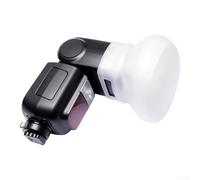 YobiLife White Silicone Softbox Diffuser For Godox | for flash V860III V850II TT685 TT600 TT520, Crafted from soft silicone Easy slip-on fit and removal 17.5x10x5cm