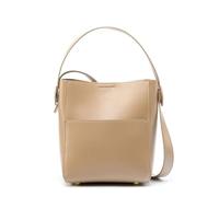 Yobohui Genuine Leather Bucket Bag for Women Crossbody Shoulder Purse and Satchel Hobo Designer Work Handbags(Apricot Color)