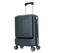Yobohui Hardside Luggage with Spinner Wheels and TSA Lock Lightweight Carry on Suitcase Travel Hard Shell Rolling Suitcases(Green,20 inch)