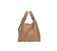 Yobohui Ladies PU Leather Bucket Bag Vegetable Basket Tote with Removable Shoulder Strap(Khaki)