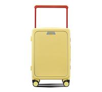 Yobohui Large Suitcases with Wheels Carry on Luggage Hard Shell with USB Charger TSA Password Lock(Yellow,20in)