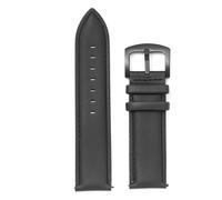 Yobohui Leather straps 18/20/22mm Quick release lugs smart watch bands watch accessories(Dark brown,Width 22 mm)