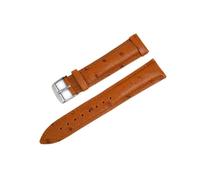 Yobohui Leather straps 18 mm - 22 mm with quick release lugs Smartwatch straps(Yellow,Width19mm)