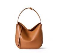 Yobohui Leather Tote Bag Crossbody Bag Women's Shoulder Bag Adjustable Shoulder Strap(Brown)
