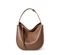 Yobohui Leather Tote Bag Crossbody Bag Women's Shoulder Bag Adjustable Shoulder Strap(Coffee)