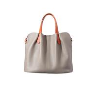 Yobohui Leather Underarm Bag Large Capacity Handbag Crossbody Tote bag With adjustable shoulder strap(Gray)