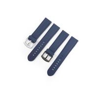 Yobohui Silicone Watch Band 18mm 20mm 22mm 24mm Sports Strap Men's Women's Replacement Band Rubber Strap Stainless Steel Buckle(Blue,Width18mm)