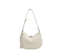 Yobohui Top Grain Leather Shoulder Bags for Women Hobo Crescent Bag Handbags Purse Adjustable shoulder strap(White)
