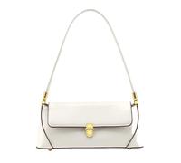 Yobohui Underarm leather shoulder bag Women's handbag Large capacity square bag Suitable for daily use(Beige)