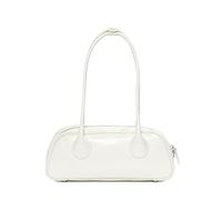 Yobohui Underarm leather shoulder bag women's handbag large capacity suitable for daily use(White)