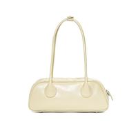 Yobohui Underarm leather shoulder bag women's handbag large capacity suitable for daily use(Yellow)