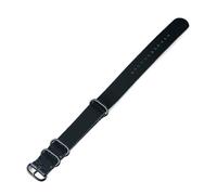 Yobohui Vintage Leather Strap 14 mm - 24 mm Adjustable Replacement Strap Accessories for Men and Women(Black-A,Width 14mm)