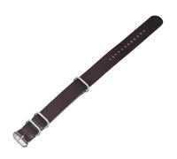 Yobohui Vintage Leather Strap 14 mm - 24 mm Adjustable Replacement Strap Accessories for Men and Women(Dark Brown-B,Width 16mm)