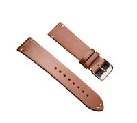 Yobohui Vintage Leather Strap 18~24mm Women Men Universal Business Watch Strap Quick Release(Yellowbrown,Width18mm)