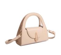 Yobohui Women Bag Trendy Shoulder Retro Evening Handbag PU Leather Crossbody Top Handle Bag Small Purse(Khaki)